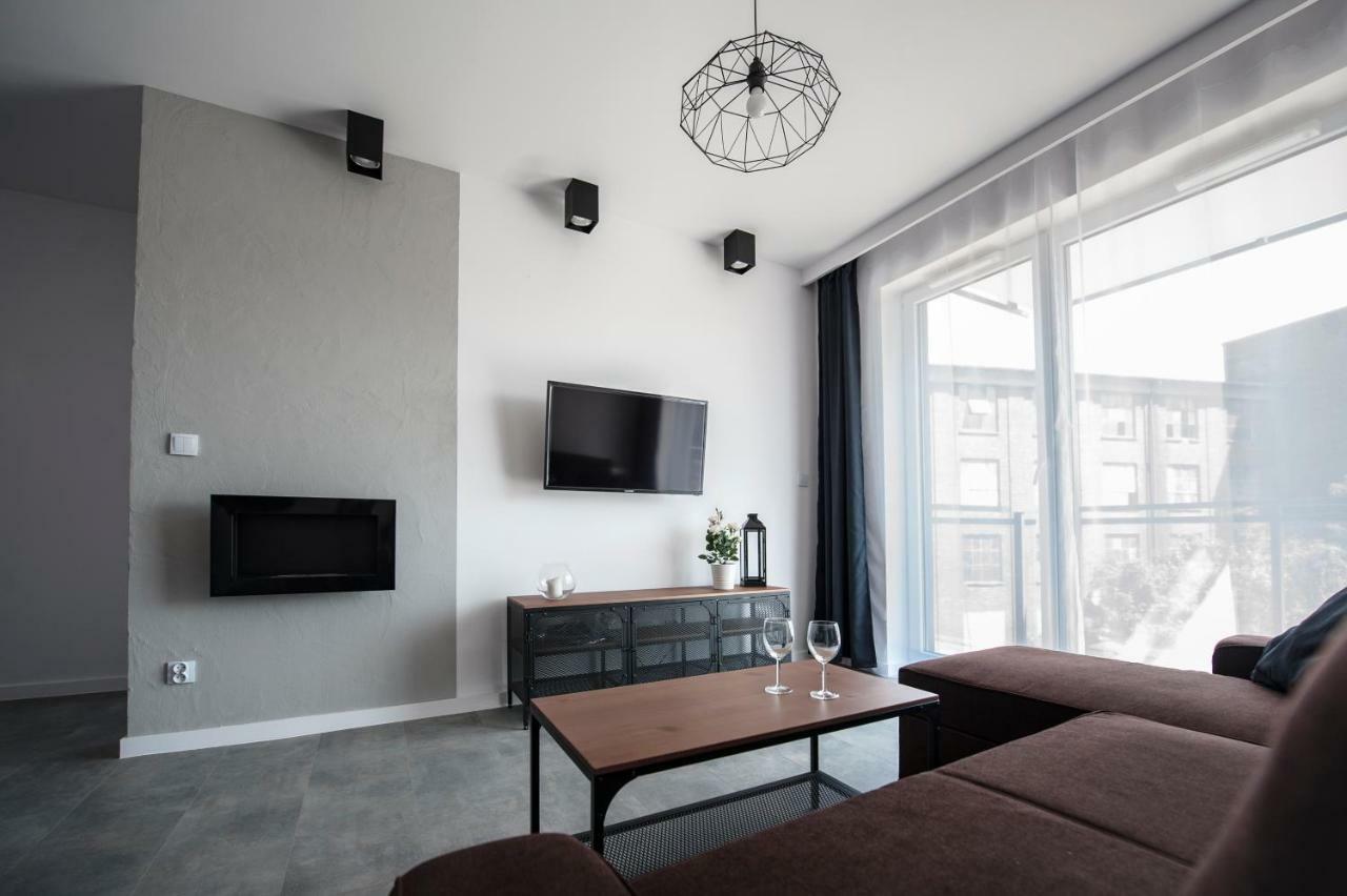 Unique 3City Apartments - Grey Apartment Gdańsk Exteriör bild